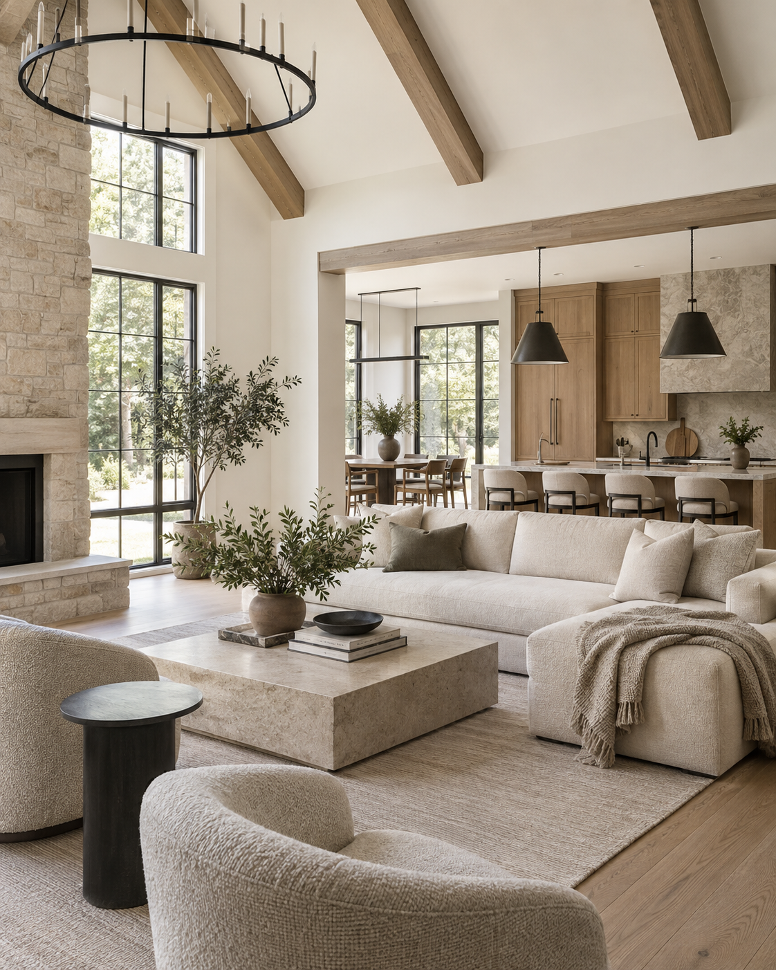 Refined residential interior
